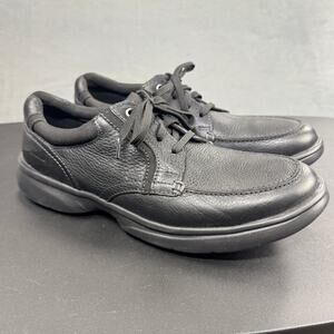 Clarks Lace-Up Loafers Men’s‎ Size 11 M Black 26824 Dress Leather Shoes